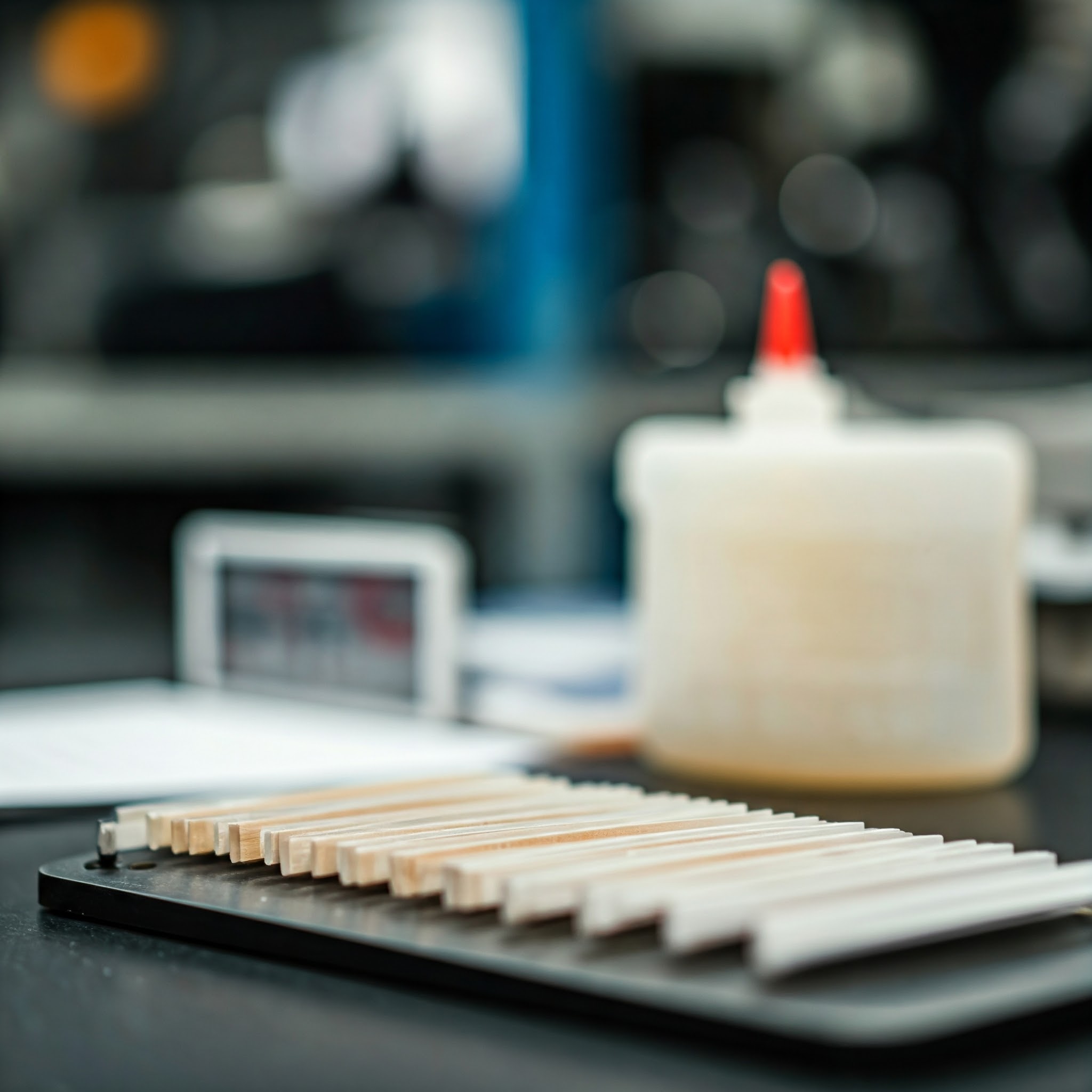 Close up su diversi tipi di colle